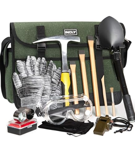 14-Piece Geology Tool Kit For Rock Hounding & Gold | Ubuy - View #5