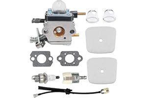 Hippotech Carburetor Replacement for ZAMA C1U-K17 C1U-K27 C1U-K27A C1U-K27B C1U-K54 C1U-K46 C1U-K82 2-Cycle Mantis 7222 7222E 7222M 7225 7230 7234 7240 7920 7924 Tiller Cultivator Replaces C1U-K54A