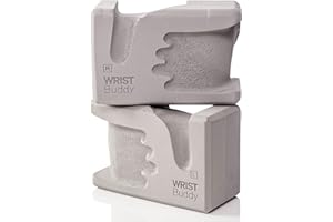 WRIST BUDDY® Yoga Blocks | Engineered to Help Wrist Pain, Comfort, and Grip Strength | Prime Support for Balance Fitness and Exercise | All EVA Foam Blocks Yoga Accessories Set | Great Summer Gifts