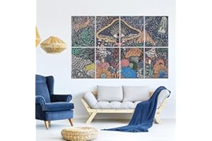 Yrendenge 8 Pack Acoustic Panel, Self-adhesive Soundproofing Panels Acoustic Wall Panels, Mushroom Art Acoustic Panels, High Density Sound Absorbing Panels Wall Padding Decoration for Home, Studio