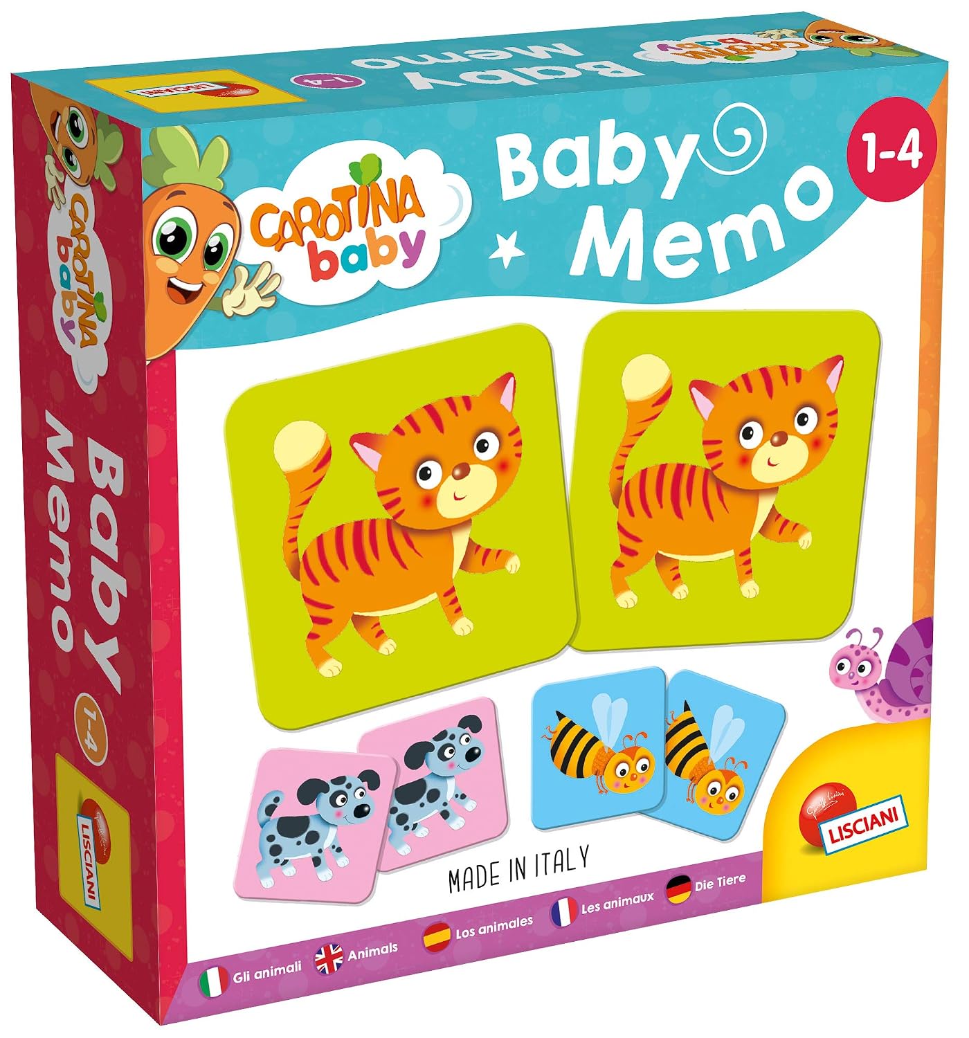 Liscianigiochi Gioco Educativo, Multicolore, 1-4 Anni