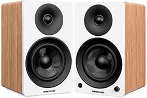 Fluance Ai41 Powered 2-Way 2.0 Stereo Bookshelf Speakers with 5" Drivers, 90W Amplifier for Turntable, TV, PC and Bluetooth 5 Wireless Music Streaming with RCA, Optical & Subwoofer Out (Lucky Bamboo)