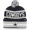 47 NFL Dallas Cowboys Unisex Cuff Knit Bobble Hat, Navy Blue
