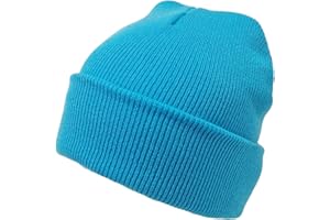 KOMONEE Beanie Hat Plain Soft Comfortable Casual for Men Women Warm Knitted Winter Woolly Skully Ski Headwear