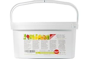 Bleu & Marine Bretania - Natürliches Bittersalz 3.5 Kg | MgO 16% SO3 32% Dünger | Wachstumsförderung für Kulturpflanzen & Gärten | Pflanzenschutz gegen Pilz & Ungeziefer