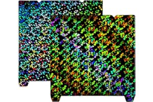 LANKEGU 235x235mm Build Plate for Creality K1 K1C, Eight Pointed Star + Galaxy PEY Double Side 3D Printer Platforms for Ender 3 S1, Ender 5 S1, Ender 3 V3 KE/SE, Spring Steel Print Bed Without Magnetic Base