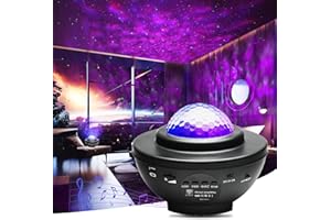 DayBix Star Projector Galaxy Night Light, Galaxy Projector for Bedroom with Bluetooth Speaker, Timer and Remote Control, LED Starry Nebula Ceiling Projector Lamp, Gift for Kids and Adults