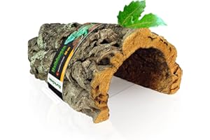 KORK-DEKO Corteccia di sughero: sughero curvo (semicircolare) aperto sotto, 30 cm, altezza interna 9 cm circa