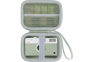 RIYADAone Dur Étui de Protection pour Kodak EKTAR H35 / H35N / Ultra F9 / M35 / M38 Caméra de Film Demi-Format (Vert Clair + Blanc)