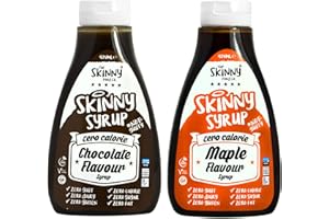 The Skinny Food Co. Syrup Twin Pack Chocolate & Maple Syrup