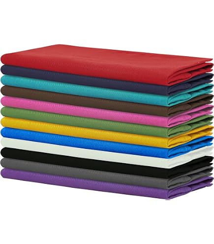 Lot De 6 Serviettes De Table En Gaze De Coton – 32x32 Cm, Multicolores – Pour Mariage, Fêtes, Usage Quotidien - 5