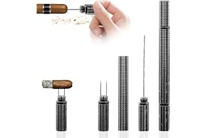 CaLeQi Cigarrdragningsförstärkare och Gummi 2&1 Set Cigarrfantast Kräv Bäst | Detta Verktyg och Hållare Låser upp Hela smaken ett Viktigt Cigarrverktyg och en Omtänksam Cigarrpresent till Män