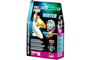 JBL Nourriture Hiver pour Koïs, Granules Alimentaires Submersibles, Nourriture de saison, ProPond Winter, Taille: M, 3,6 kg