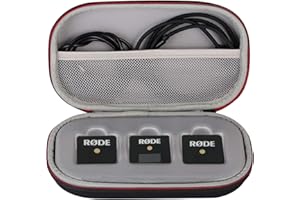 GLAMGEN Étui de transport rigide pour microphone Rode Wireless Go et Rode Wireless Go II 2 (étui uniquement)
