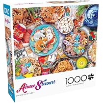 Cobble Hill Puzzle 1000 Teile - 'Tropische Kekse' Motiv | Umweltfreundlich, Mit Leinenpapier & Poster