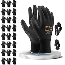 Guanti Da Lavoro Nitrile Puntinato Nero Nylon 9l | UFO - UFO SPACE - Foto 8