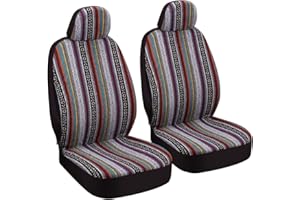 SOBONITO Auto-Sitzbezüge Vordersitze,Auto-Sitzbezug Set Universal für Fahrersitz und Beifahrer Zubehör,Schonbezüge,Schweres Deckentuch Stoff (FR-A)