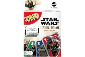 Mattel Games Uno Star Wars The Mandalorian, Jeu De Cartes, 2 À 10 Joueurs, Jeu Apéro, Jeu De Société, Dès 7 Ans, HJR23