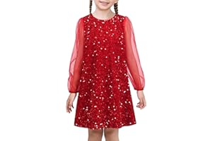 Sunny Fashion Robe Fille Argent Pourpre Brillant Briller Sequin Bloc de Couleur sans Manches 5-10 Ans