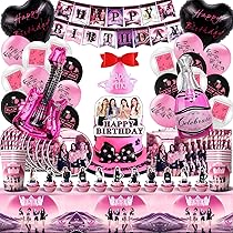 10 Cartes D'invitation Anniversaire Enfant Fille Thème Disco | Boule à Facettes | Karaoké Danse | Paillettes | Kit De 10 Invitations Avec Enveloppes | Carton D'invitation Fête D'anniversaire Néon