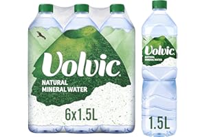 Volvic Natürliches Mineralwasser, 6 x 1,5 l