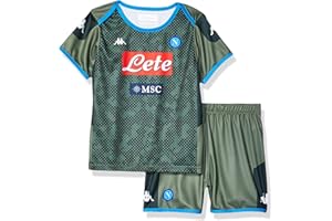 SSC NAPOLI Unisex Kinder Kit Gara Baby Away 2019/2020 Baby Away Rennen Kit 2019/2020