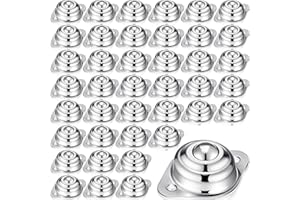 Gisafai 30 Pcs Roller Ball Transfer Bearing Carbon Steel Round Ball Transfer Unit Universal Ball Casters for Conveyor Roller Stand Transmission System Furniture (1/2")