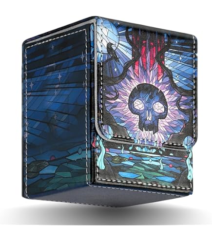 tombert Custodia per MTG PTCG, di alta qualità, con 2 divisori, per