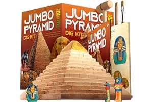 Dr. Daz Egitto Kit di scavo per bambini - Kit di sperimentazione piramide grande gioco Dig Kit giocattolo per bambini dai 4, 5, 6, 7, 8, 9, 10 anni in poi