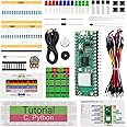 IDUINO Compatible with Raspberry Pi Pico W (Included) (Compatible with Arduino IDE), 313-Page, 142 Items, 48 Projects, Python C Code Without tutorial