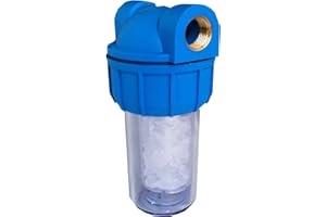 THE WATER FILTER MEN Filtro acqua per elettrodomestici e caldaia, disincrostante del calcare con polifosfato