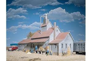 Walthers Cornerstone Series Kit- Walthers Cornerstone Ho Scale Model Sunrise Feed Mill (-) Modello in Scala 1:87 Ho, Colore Mulino di Alimentazione all'alba, 933-3061