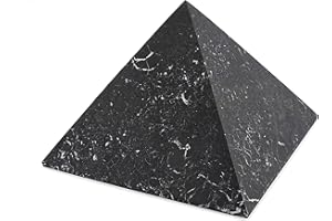 SN NATURSTEIN UG Precious stone shungite directly from Karelia: pyramid 15 cm unpolished