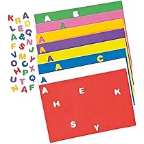 Baker Ross 800 Assorted Glitter Number Stickers AT229 Foam