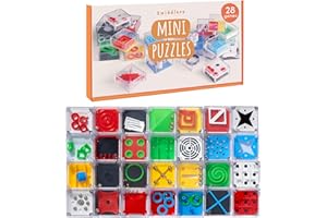 THE TWIDDLERS 28 Geduldspiele, Geschicklichkeitsspiele, Mini Knobelspiele für Kinder & Erwachsene - Hochzeiten & Kindergeburtstag Mitgebsel, Adventskalender, Mitbringsel, Gastgeschenke, Give Aways