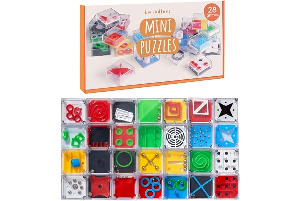 The Twiddlers - 28 Pezzi Mini Giochi Puzzle Cubo Rompicapo