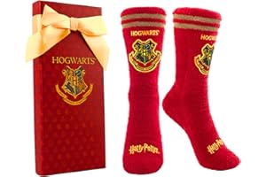 Harry Potter Calcetines Antideslizantes de Estar por Casa, Hogwarts para Mujer, Hombre y Adolescentes - Regalo