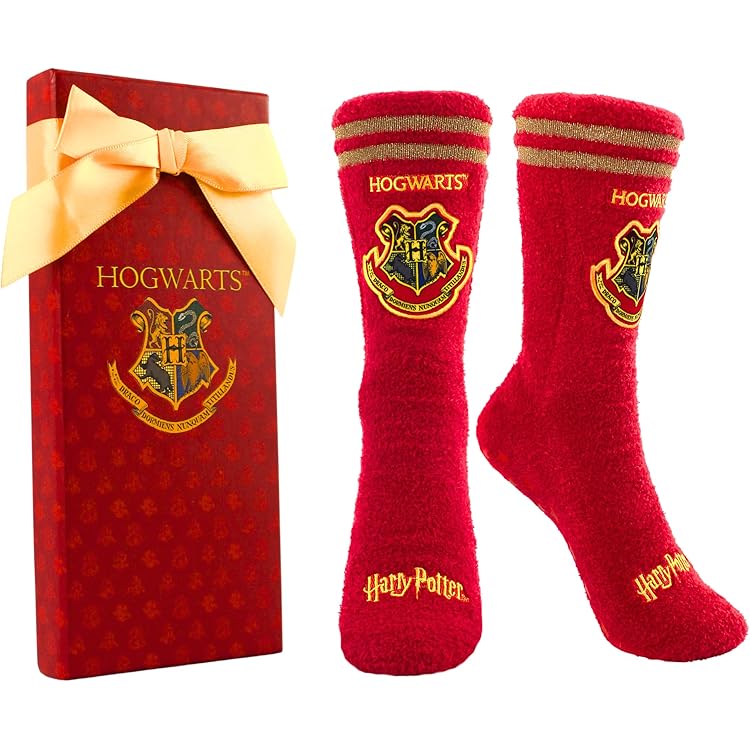 Harry Potter Chaussettes Pour Femmes, Chaussettes Antidérapantes Pour La Maison, Chaussettes Poudlard Pour Femmes Et Adolescents, Cadeau Poudlard | Violet