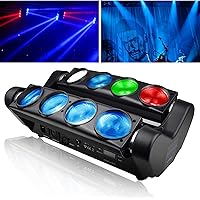 BETOPPER Spider Spot Moving Head Licht LED DJ Beleuchtung RGBW 8x8W DMX512 Bühnenlicht Mini Spider Lights für DJ Disco…