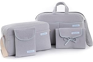 mi bollito - Pack Esencial para Mamás, Papás y Bebés: Bolsa de maternidad, bolso de paseo, cambiador portátil y organizador de pañales y toallitas. Fabricado en España.