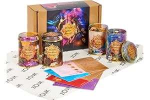 Zouk Spice Curry Kit | Indian Spice Blends | Perfect for Curry Night | Tandoori Masala, Garam Masala, Biryani Masala & Chaat Masala | Spice Gift Set | Discovery Set 4 x 60g