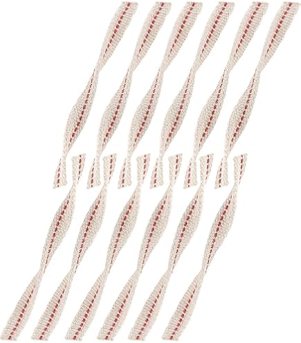 NKlaus 3 mètres 66mm 100% Coton Naturel Mèche plate à torons Mèche lanterne pour brûleur à huile avec pétrole purifié 1308 NKlaus 3 mètres 66mm 100% Coton Naturel Mèche plate à torons Mèche lanterne pour brûleur à huile avec pétrole purifié 1308