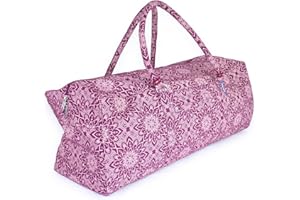 Yoga-Mad Full Print Mandala Yoga & Pilates Kit Bag, Unisex with Full Length Zip, Fits Most Flexible Mats, Yoga Blocks, Bolsters & Clothing | Burgundy, Grey or Blue.