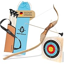Pfeil & Bogen Set Für Kinder Mit LED - 10 Saugnapfpfeile & Zielscheibe