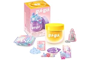 Gui Gui Cloud Slime - Beautify & Level Up Your Slime With a Major GLOW-UP - 13 Different Gui Gui Scented Slimes and 4 Amazing Textures to Collect - Gifts for 6+ Year Girls Boys & Teens