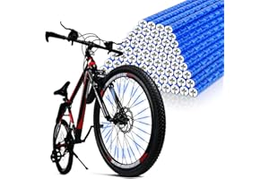 flintronic Riflettori per Raggi, Copri Raggi Catarifrangenti, Riflettori Raggi Bicicletta, Catarifrangenti per Bici Set in Materiale catarinfrangente visibilità a 360 ° e Montaggio Facile