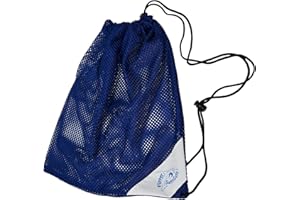 Flipper SwimSafe 1001 - Borsa da nuoto blu, permeabile all'aria e all'umidità, grande circa 49 x 39 cm, borsa in rete ultraleggera per il trasporto di costumi da bagno
