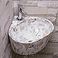 Sumra G Compact Corner Wash Basin for Bathroom, Living Room & Dining Hall (14.17 X 13.38 X 6.10 In)
