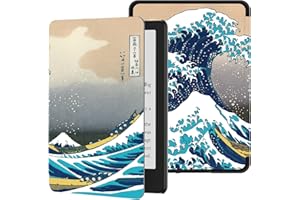 OLAIKE Etui na zupełnie nowe 6,8" Kindle Paperwhite (wersja 11. generacja-2021) - pokrowiec ze skóry PU z automatycznym budzeniem/uśpieniem - pasuje do Amazon Kindle Paperwhite Signature Edition