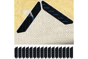 Omtofo 32 Pezzi Ferma Tappeto Antiscivolo, Tappeto Gripper Riutilizzabili